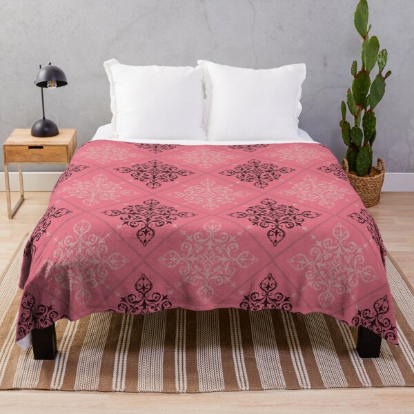 Item preview, Pink Damask Seamless Pattern with Vintage Ornamental Floral Design designed and sold by PowerAntShop.
