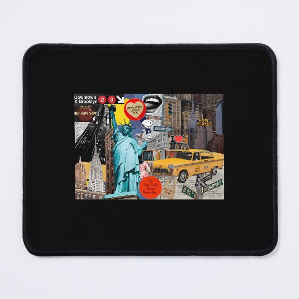 Item preview, New York City Skyline Collage designed and sold by FABRICOS.