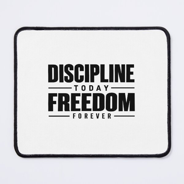 Item preview, Discipline Today Freedom Forever T-Shirt Design | Minimalist Motivational Graphic designed and sold by teesprinkle.