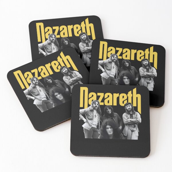 Item preview, Nazareth Rock Scottish Band Yellow designed and sold by FABRICOS.