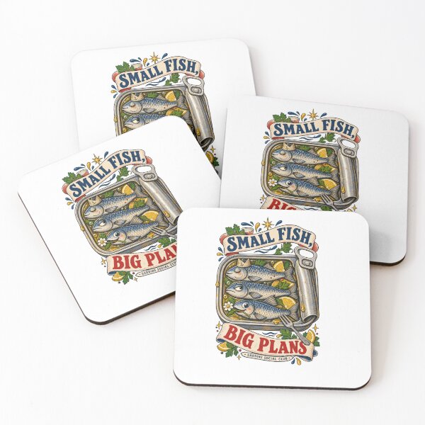 Item preview, Small Fish Big Plans Sardine Club designed and sold by Trendy-Artistry.