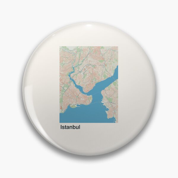 Item preview, Istanbul Minimalistic Map Art designed and sold by MapsNerd.