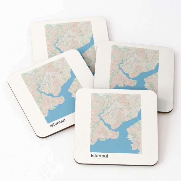 Item preview, Istanbul Minimalistic Map Art designed and sold by MapsNerd.