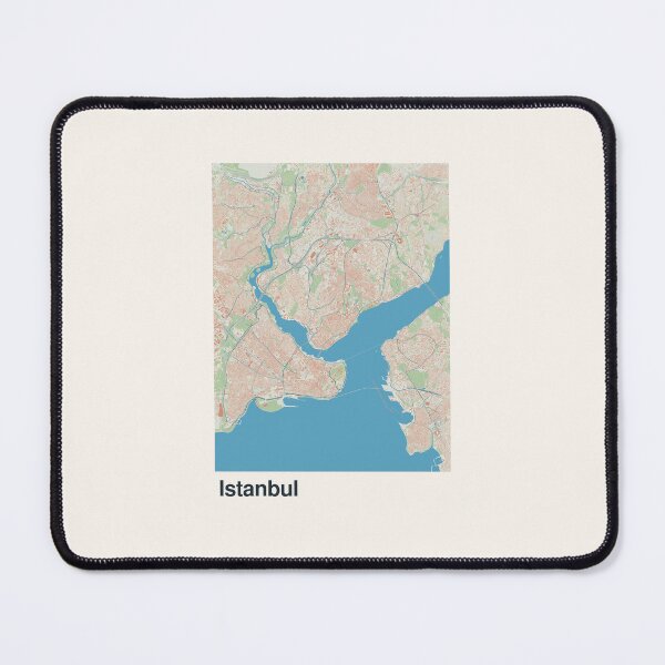 Item preview, Istanbul Minimalistic Map Art designed and sold by MapsNerd.