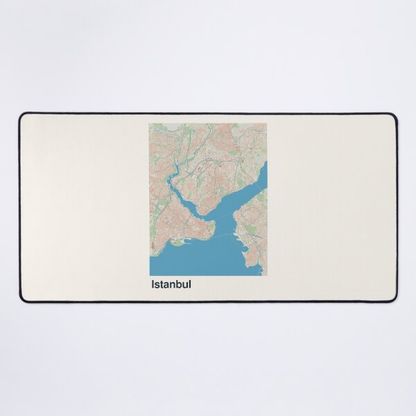 Item preview, Istanbul Minimalistic Map Art designed and sold by MapsNerd.