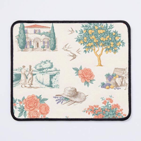 Item preview, French Toile Garden – Elegant Vintage Seamless Pattern designed and sold by BackTWO.