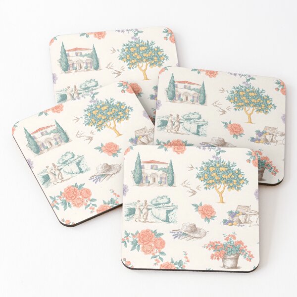 Item preview, French Toile Garden – Elegant Vintage Seamless Pattern designed and sold by BackTWO.