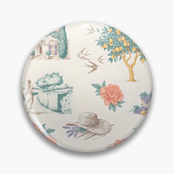 Item preview, French Toile Garden – Elegant Vintage Seamless Pattern designed and sold by BackTWO.