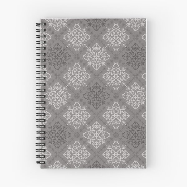 Item preview, Grey Damask Seamless Pattern with Classic Vintage Motifs designed and sold by PowerAntShop.