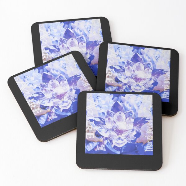 Item preview, Crystalline Lotus Flower Surrounded By Blue Hydrangeas designed and sold by ForTeen.