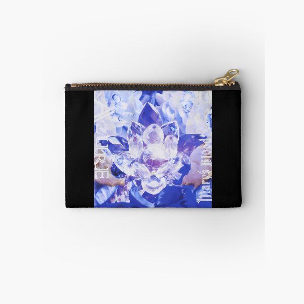 Item preview, Crystalline Lotus Flower Surrounded By Blue Hydrangeas designed and sold by ForTeen.