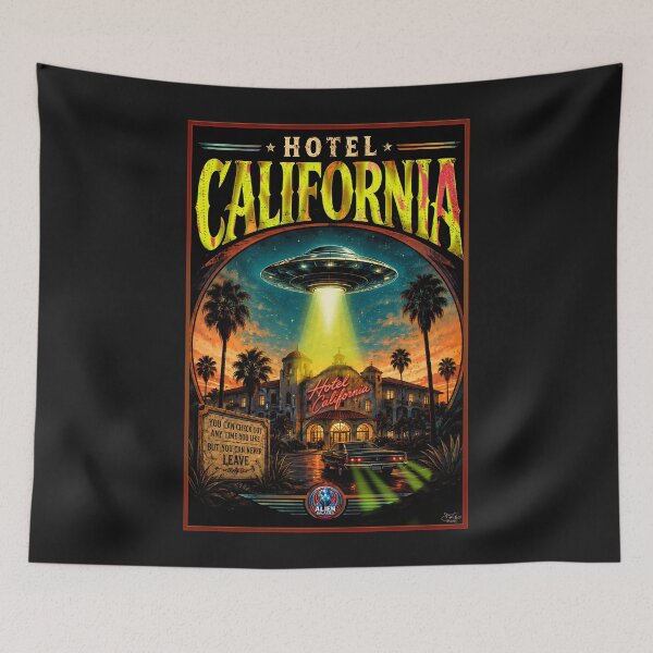 Item preview, Hotel California designed and sold by aliengalaxiesglobal.