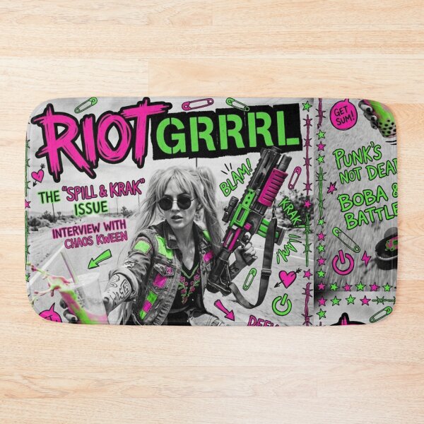 Item preview, When the Boba‑Powered Riot Skater Breaks the Toy Weapon and Spills Neon Chaos on the Highway designed and sold by Print Fiction.