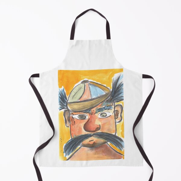 Item preview, Farmer, Orange, Charcoal & Watercolour designed and sold by Anke‘s Bazaar.