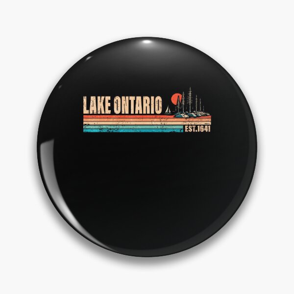 Item preview, Lake America Ontario USA Canada Funny Graphic Design designed and sold by LouisaOReilly.