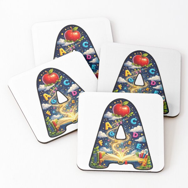 Item preview, Letter A Alphabet Art – Colorful ABC School Design for Kids designed and sold by yochatees.