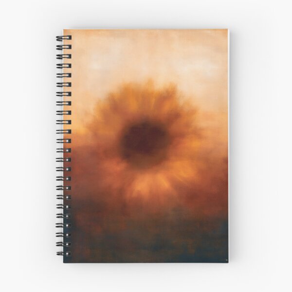 Item preview, Himawari Sunflower in Amber Haze – Shibui Abstract Floral designed and sold by Moisky Art.