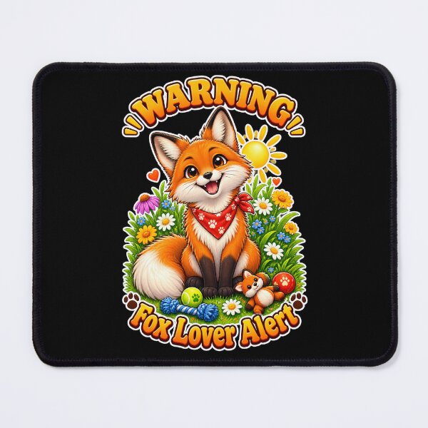 Item preview, Fox Lover Alert designed and sold by MarkColeImaging.