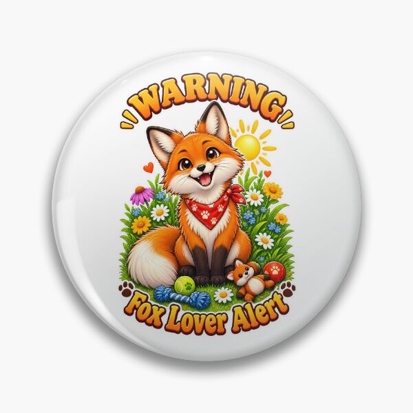 Item preview, Fox Lover Alert designed and sold by MarkColeImaging.
