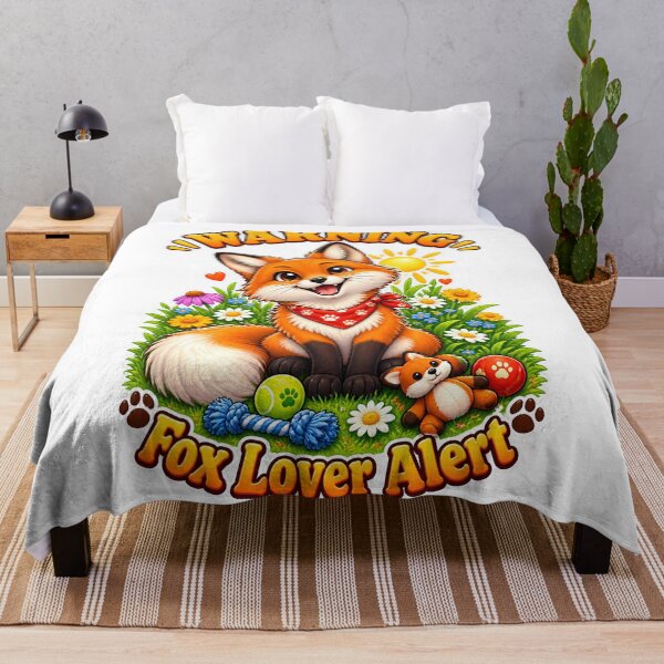Item preview, Fox Lover Alert designed and sold by MarkColeImaging.