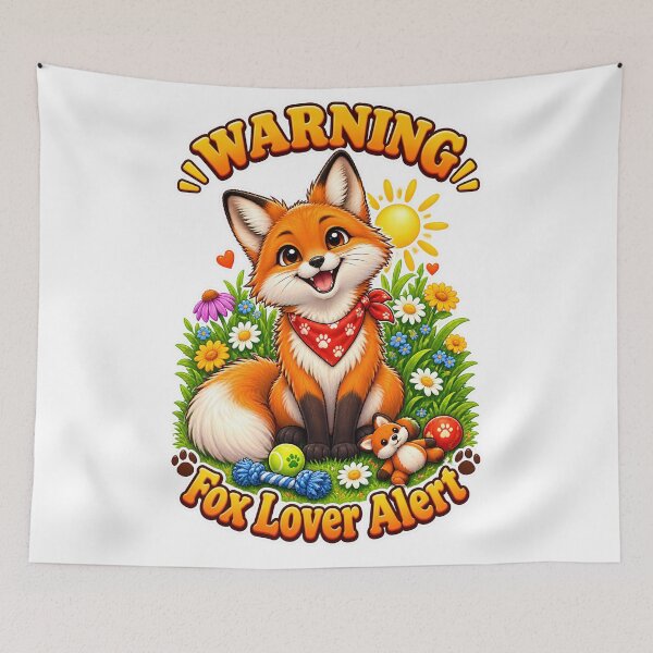 Item preview, Fox Lover Alert designed and sold by MarkColeImaging.