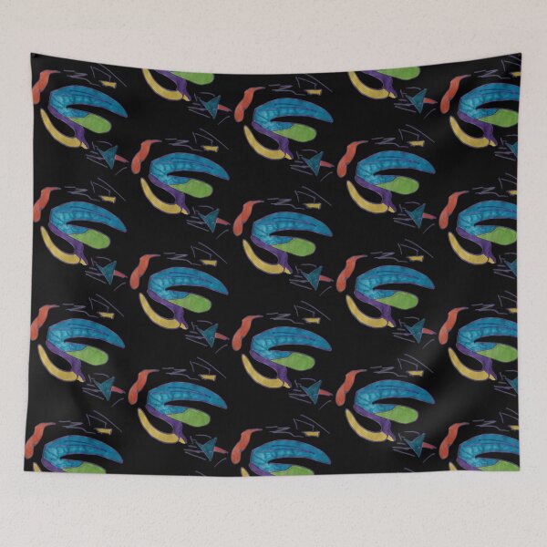 Item preview, Intuitive Vision Blue Crescent Abstract designed and sold by energyoflove333.