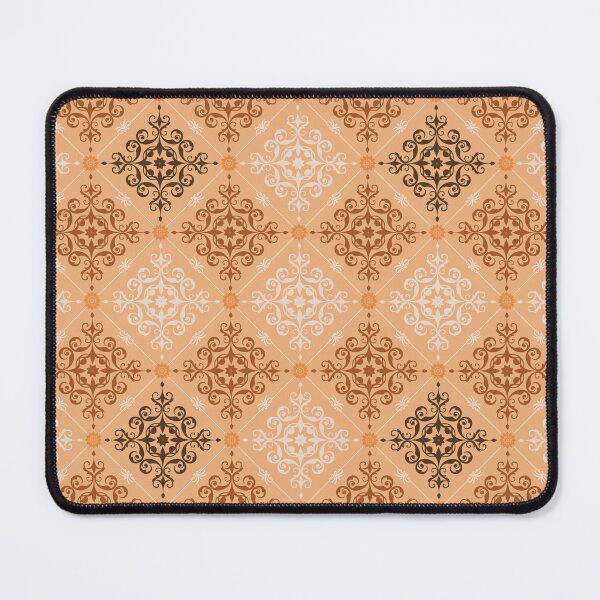 Item preview, Orange Damask Seamless Pattern with Vintage Ornamental Details designed and sold by PowerAntShop.