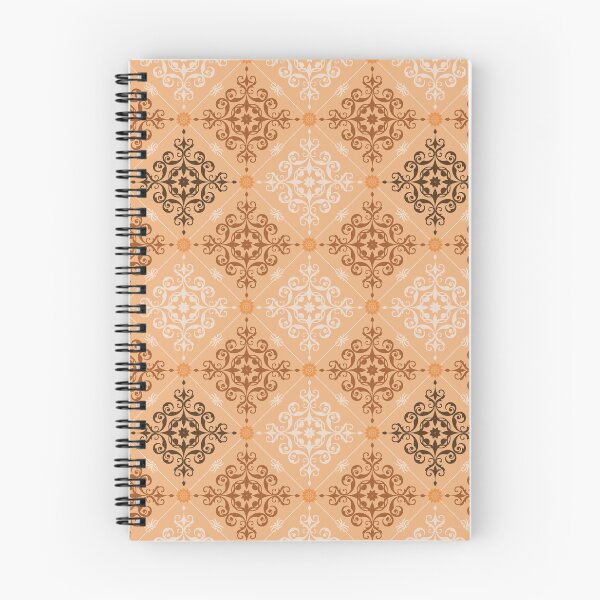 Item preview, Orange Damask Seamless Pattern with Vintage Ornamental Details designed and sold by PowerAntShop.