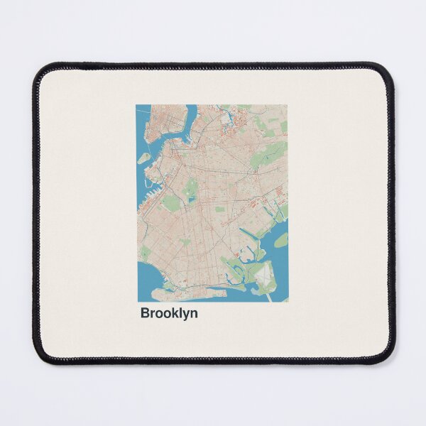 Item preview, Brooklyn Minimalistic Map Art designed and sold by MapsNerd.