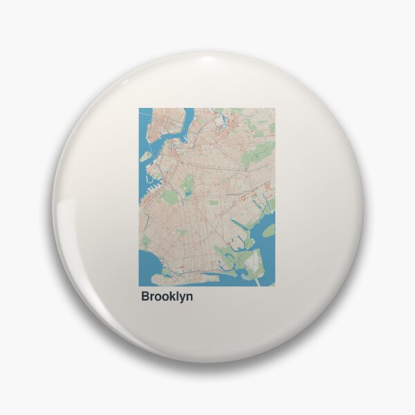 Item preview, Brooklyn Minimalistic Map Art designed and sold by MapsNerd.