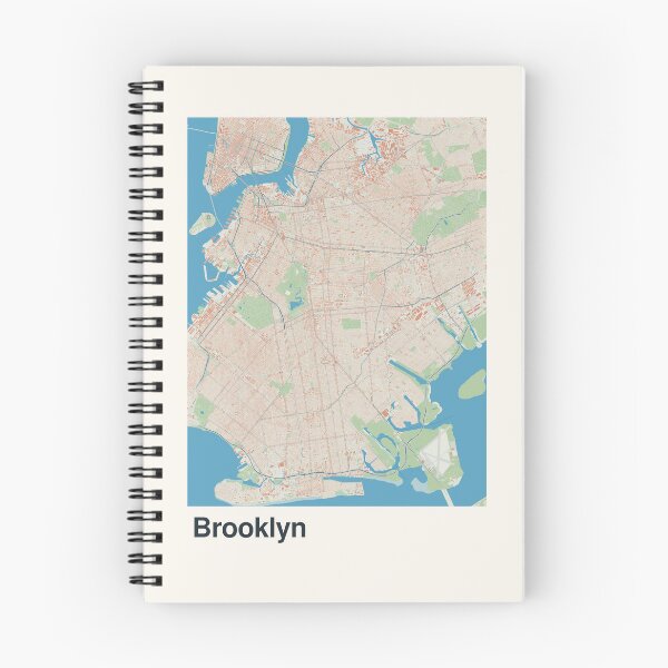 Item preview, Brooklyn Minimalistic Map Art designed and sold by MapsNerd.