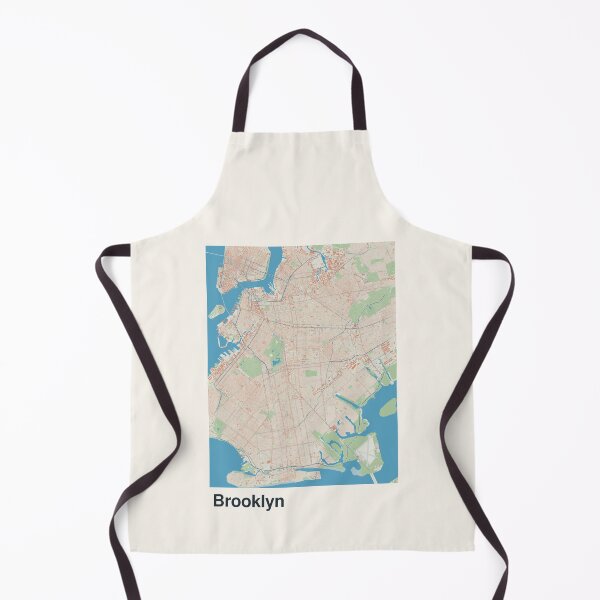 Item preview, Brooklyn Minimalistic Map Art designed and sold by MapsNerd.