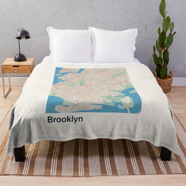 Item preview, Brooklyn Minimalistic Map Art designed and sold by MapsNerd.