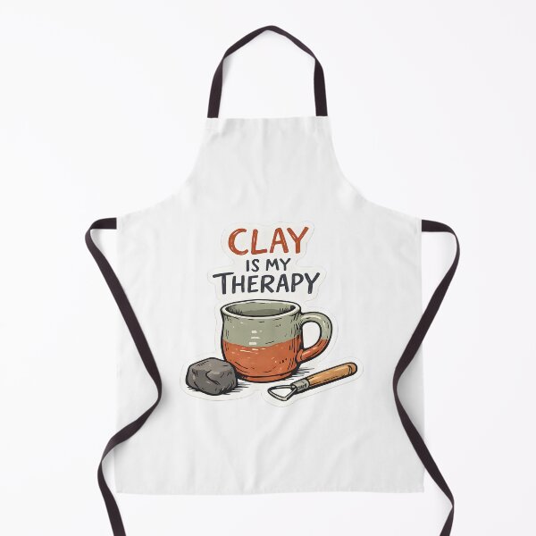 Item preview, Clay Is My Therapy Pottery Lover Ceramic Design designed and sold by Naviora.