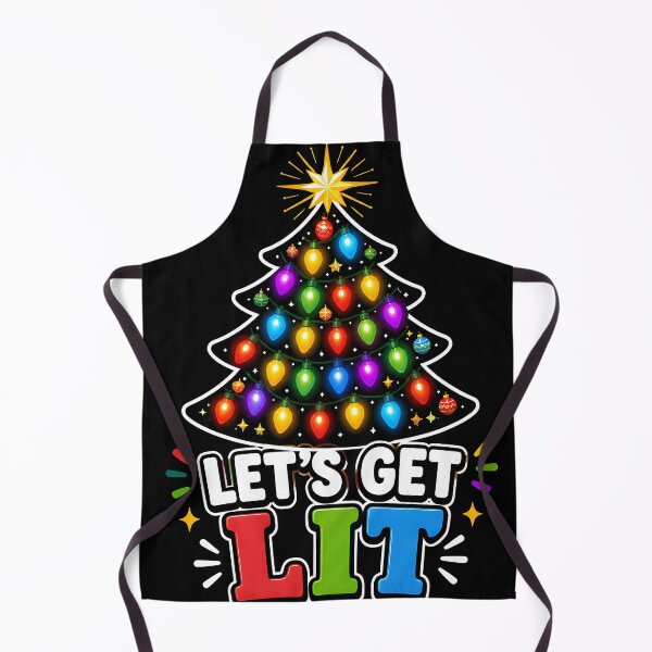 Item preview, Let's Get Lit Colorful Christmas Lights Tree designed and sold by OliviaHayesArt.