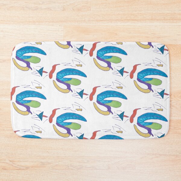 Item preview,  Intuitive Vision Blue Crescent Abstract - Minimalist White designed and sold by energyoflove333.