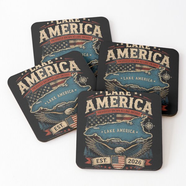 Item preview, Lake America USA Previously Ontario Canada Patriotic designed and sold by LouisaOReilly.