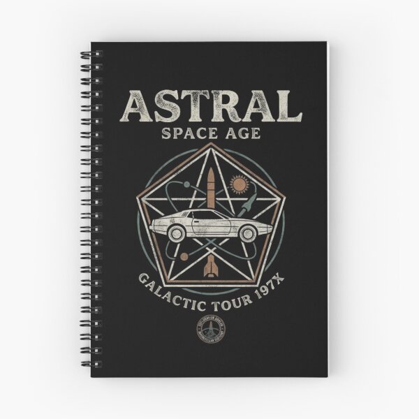 Item preview, Astral Space Age Retro Rocket Emblem designed and sold by karudondesigns.
