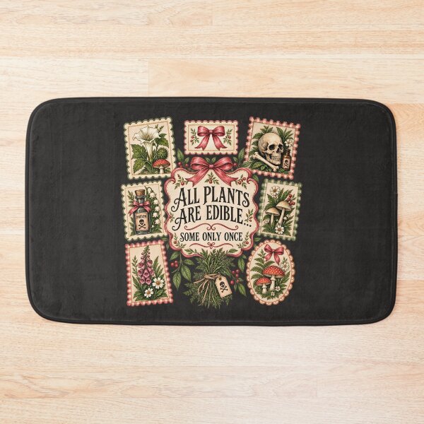 Item preview, All Plants are Edible Some Only Once Heirloom Botany Gardens designed and sold by SunfullyYours.
