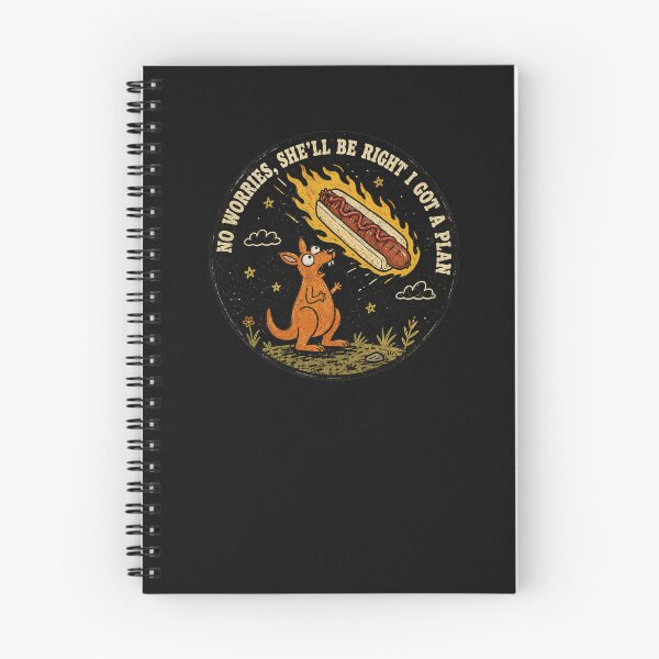 Item preview, No Worries Shell Be Right I Got A Plan Panic Kangaroo Sausage Sizzle Meme designed and sold by Yellowriversss.