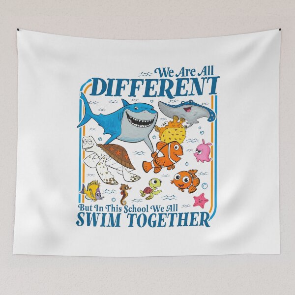 Item preview, Diverse School Ocean Friends Inspirational Quote designed and sold by PaisynnSeika.