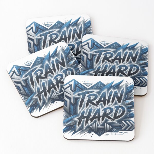 Item preview, Crisp Navy TRAIN HARD designed and sold by dazzlemakers.
