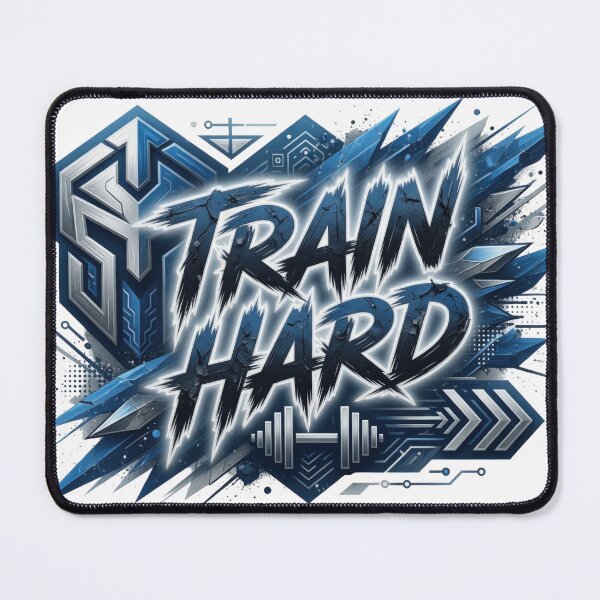 Item preview, Crisp Navy TRAIN HARD designed and sold by dazzlemakers.