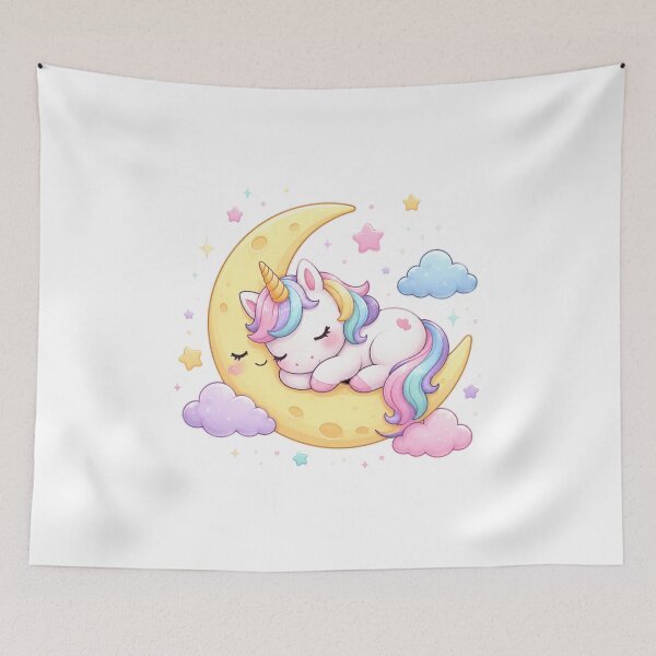 Item preview, Sleepy Moon Unicorn designed and sold by MySthore.