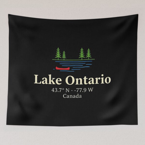 Item preview, Lake Ontario Vintage Retro Summer Design 22 designed and sold by LouisaOReilly.