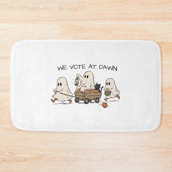 Item preview, We Vote at Dawn Spooky Ghost Anti Trump designed and sold by KendraBall.