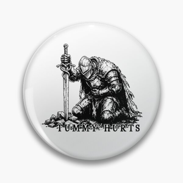 Item preview, Tummy Hurts Knight designed and sold by chizuneart.