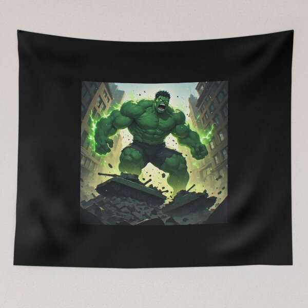 Item preview, Hulk Smash New York - Retro Comic Book Style designed and sold by JMAVILA ART.