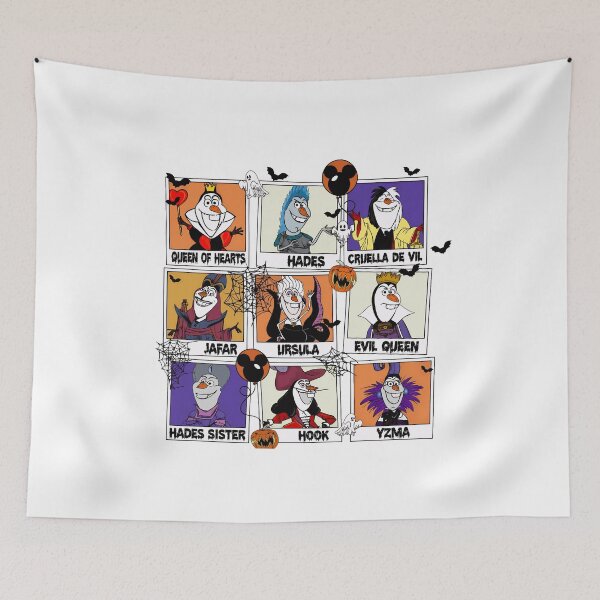 Item preview, Villainous Halloween Cartoon Grid  designed and sold by BennMataka.