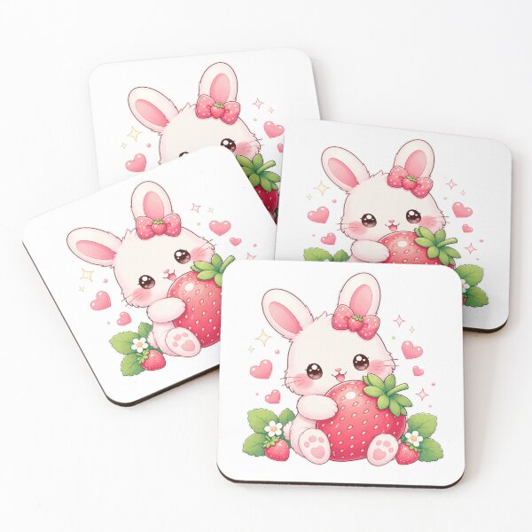Item preview, Strawberry Bunny designed and sold by MySthore.